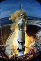 "Apollo_11_liftoff_from_launch_tower_camera.jpg" by User:Huntster